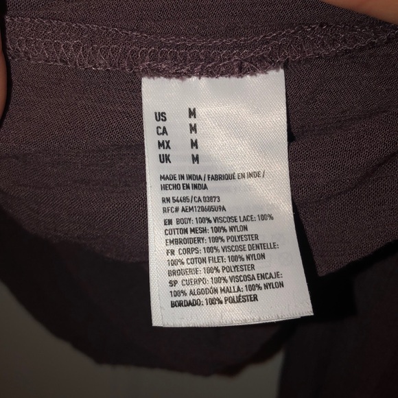 🦋4/$20 American Eagle vneck tie longsleeve blouse - Picture 6 of 7